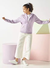 MAX FASHION Plain Zip Hoodie with Kangaroo Pockets - SMgarment's